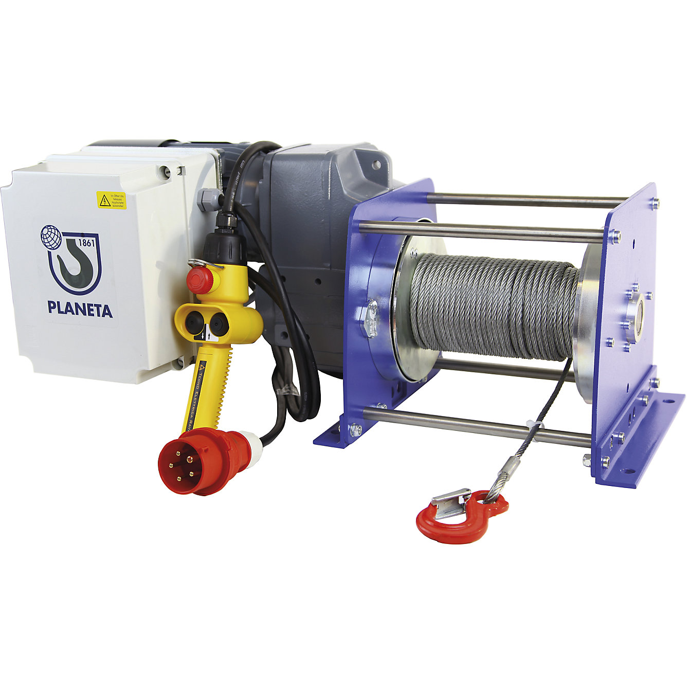 Electric wire rope winch control cable 3 m kaiserkraft