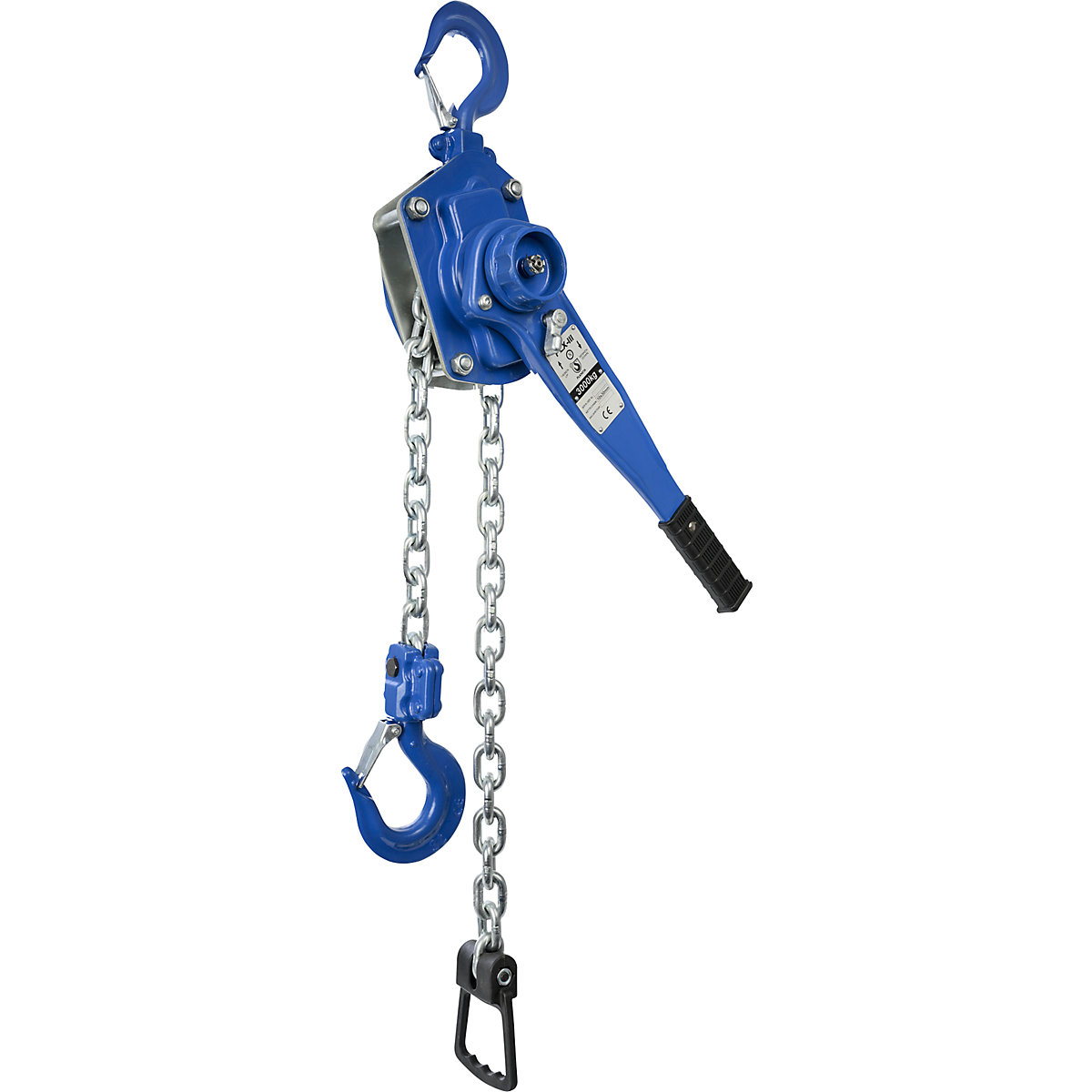 PLX-III ratchet chain hoist, standard lifting height 1.5 m, max. load 3000 kg-1