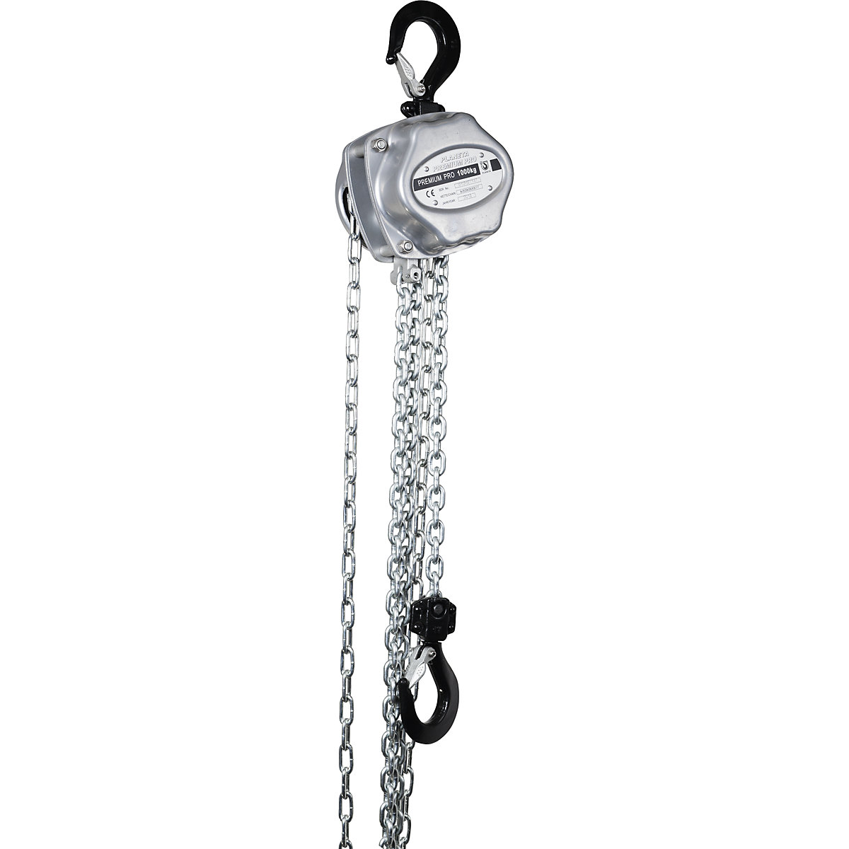 Premium PRO spur gear block and tackle, standard lifting height 3 m, max. load 1000 kg-5