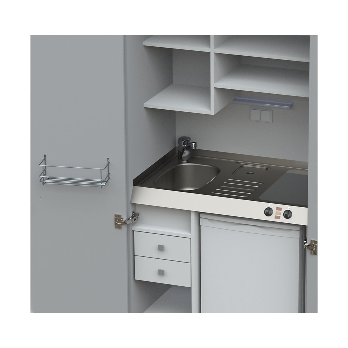 Kitchen unit with hinged doors (Product illustration 25)-24