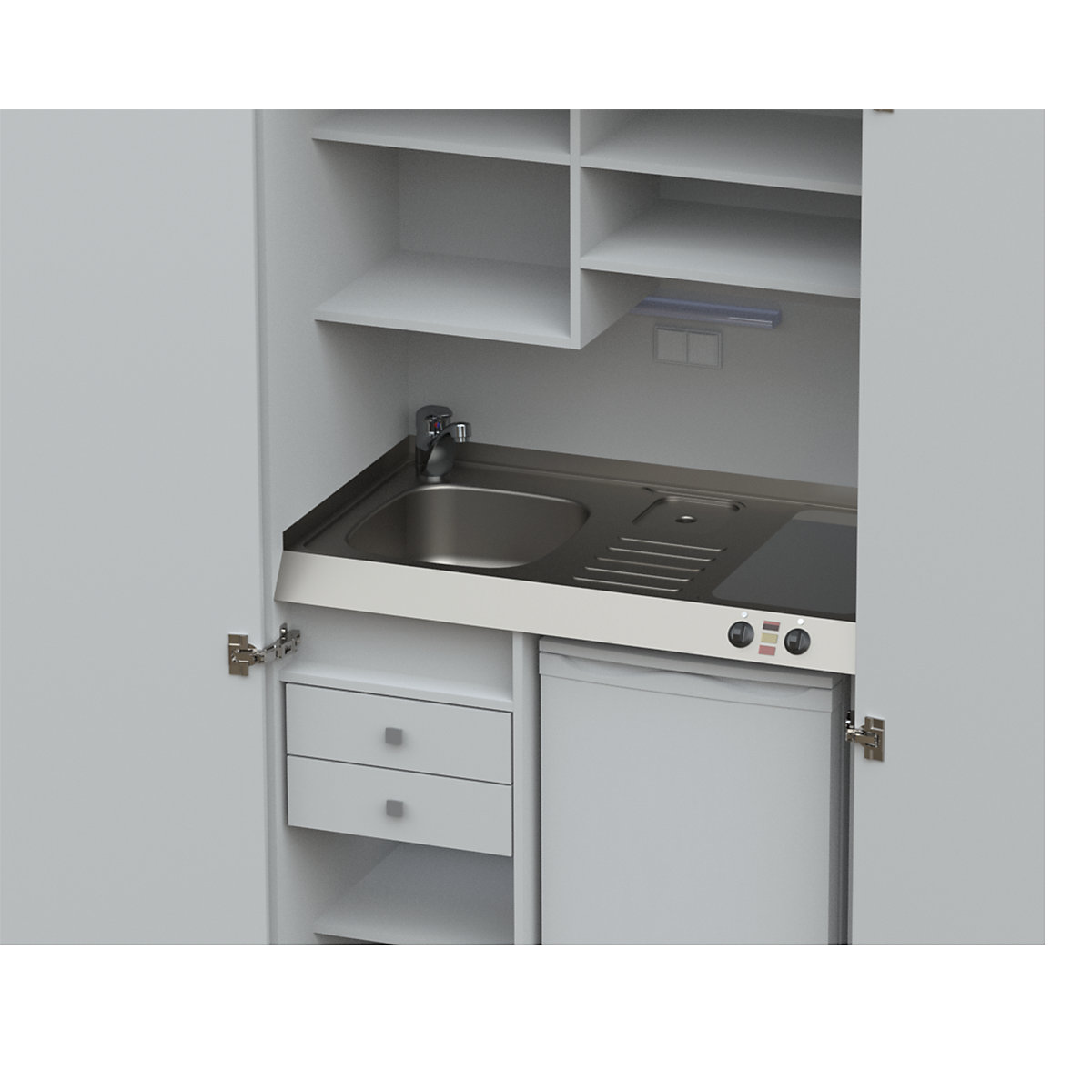 Kitchen unit with hinged doors (Product illustration 35)-34
