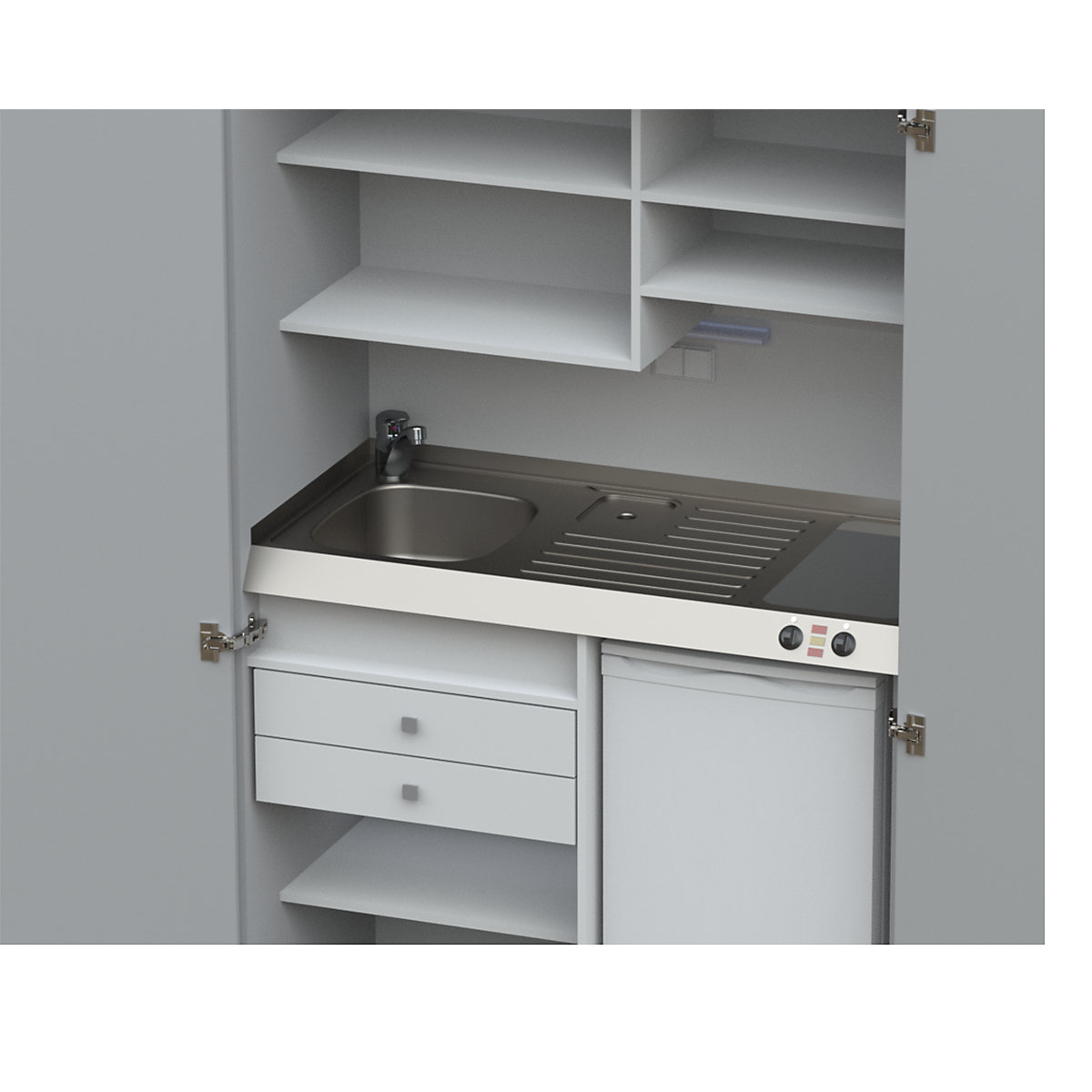 Kitchen unit with hinged doors (Product illustration 39)-38