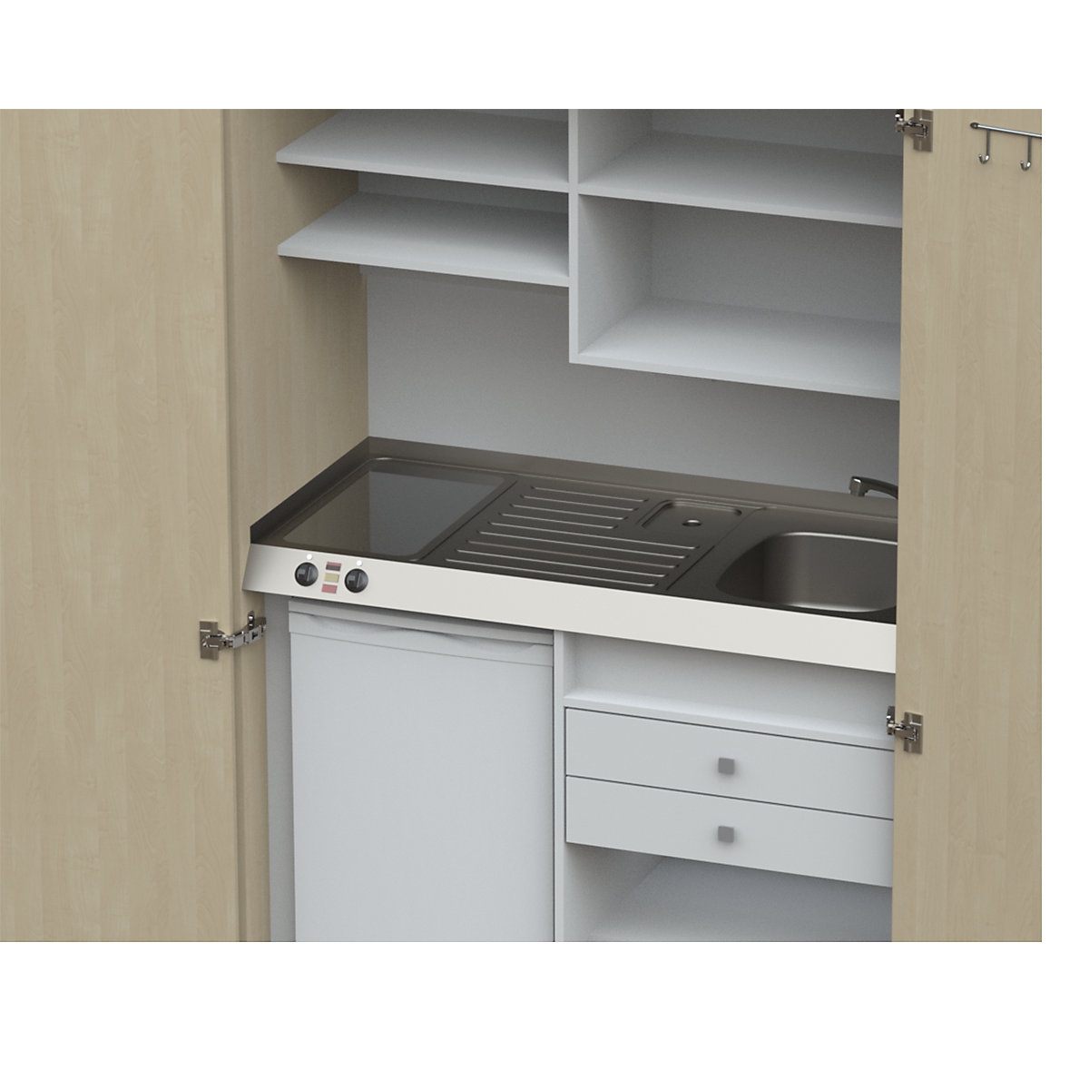Kitchen unit with hinged doors (Product illustration 31)-30