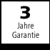 3 Jahre Gewährleistung  Auf Produkte, die mit diesem Symbol gekennzeichnet sind, gewähren wir eine Qualitätsgarantie auf Material und Verarbeitung für die Dauer von 3 Jahren ab Anlieferung.
