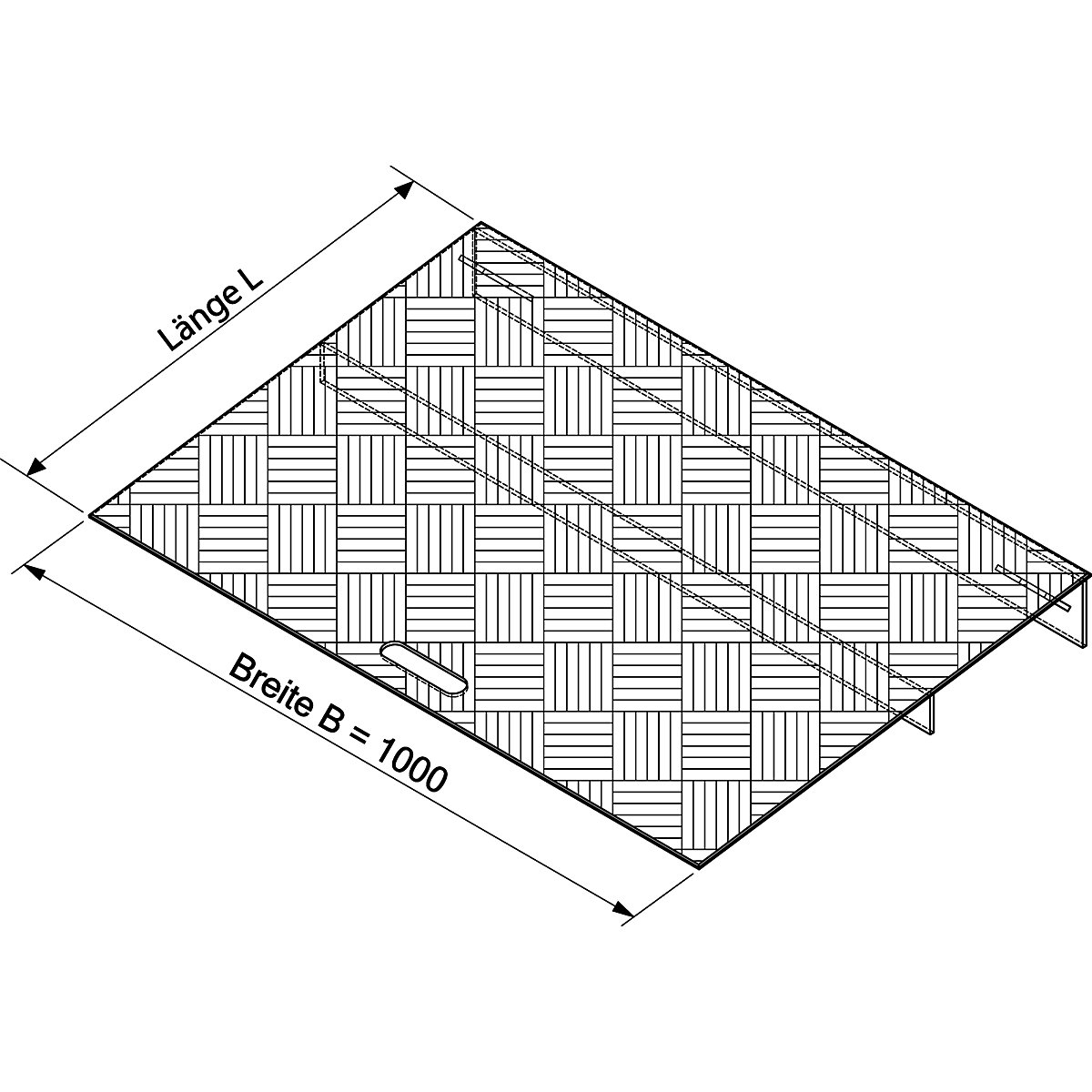 Keilbrücke, variabel einstellbar (Produktabbildung 3)-2