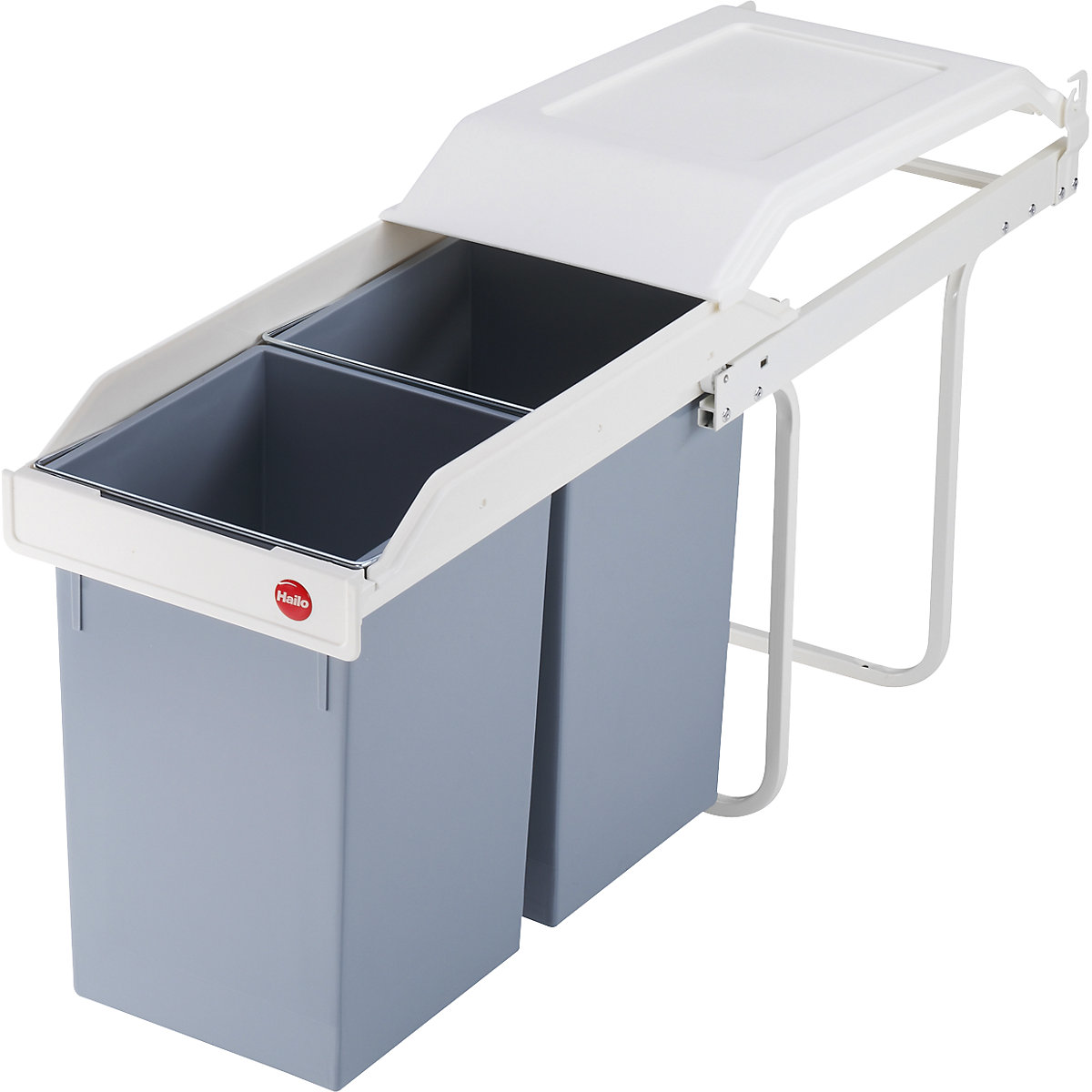 Beépíthető szelektív hulladékgyűjtő rendszer, Multi-Box duo L – Hailo (Termék képe 7)-6