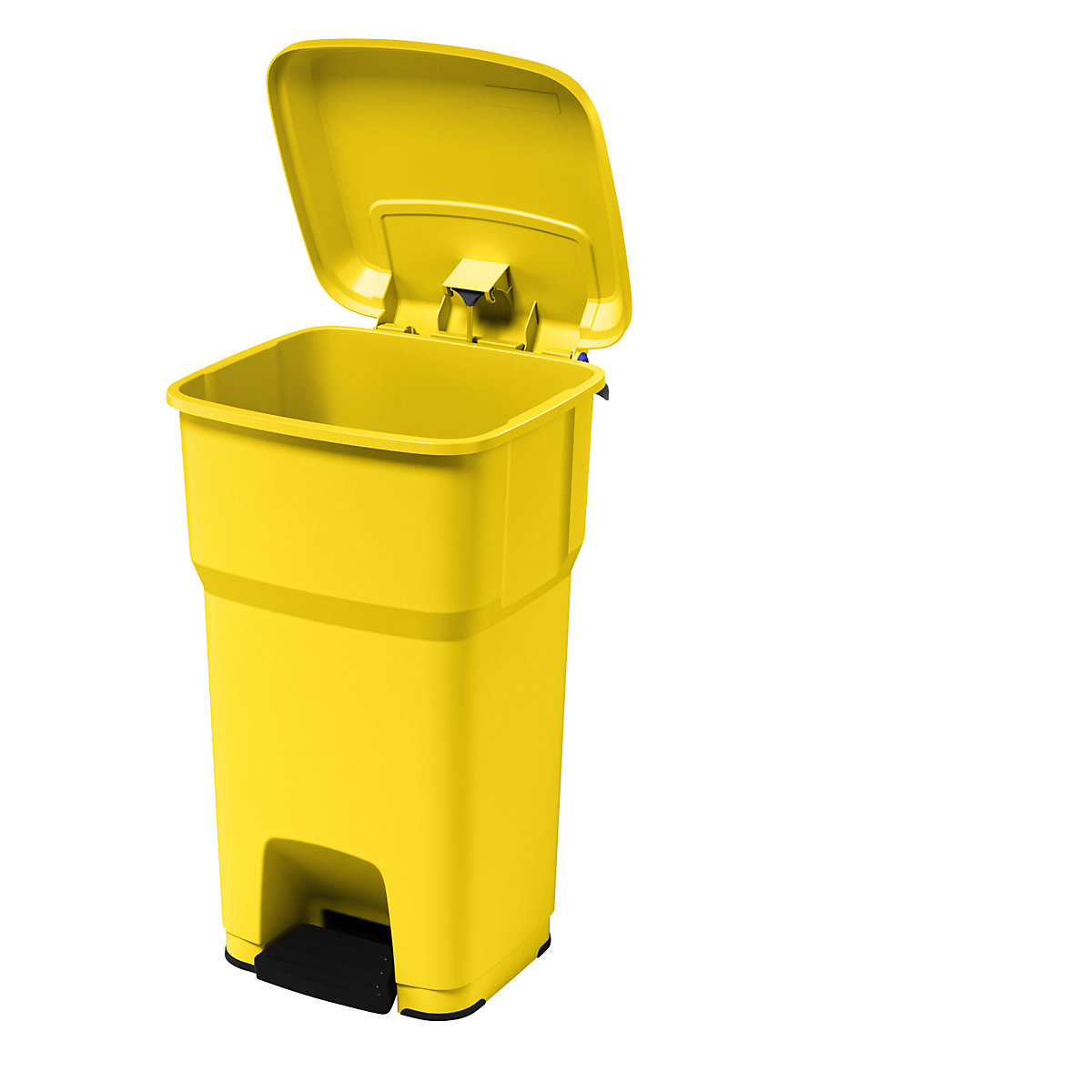 rothopro – HERA pedálos hulladékgyűjtő, űrtartalom 60 l, szé x ma x mé 390 x 690 x 390 mm, sárga