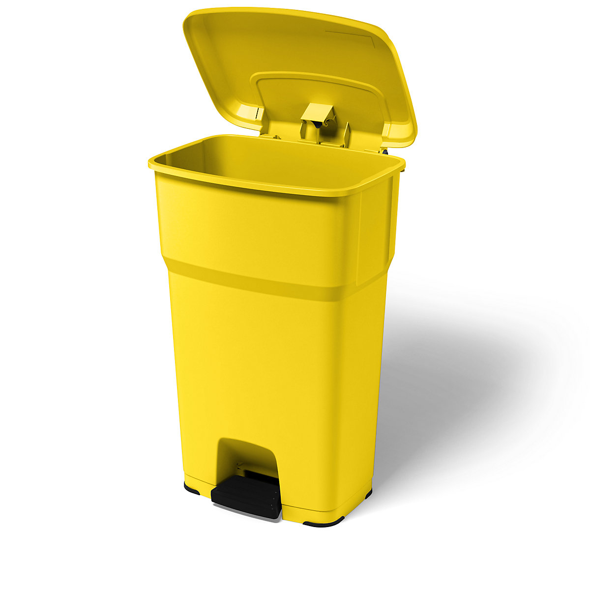 rothopro – HERA pedálos hulladékgyűjtő, űrtartalom 85 l, szé x ma x mé 490 x 790 x 390 mm, sárga