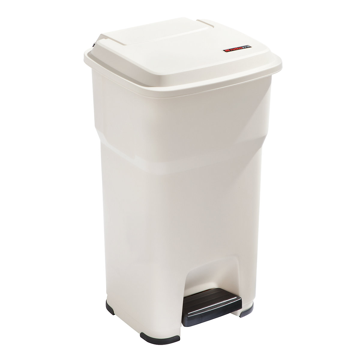 rothopro – HERA pedálos hulladékgyűjtő, űrtartalom 60 l, szé x ma x mé 390 x 690 x 390 mm, bézs