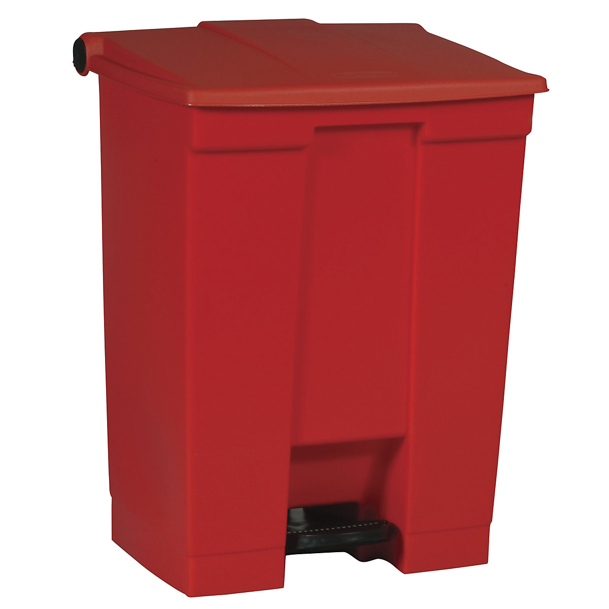Ipari pedálos hulladékgyűjtő – Rubbermaid, űrtartalom 68 l, piros-4