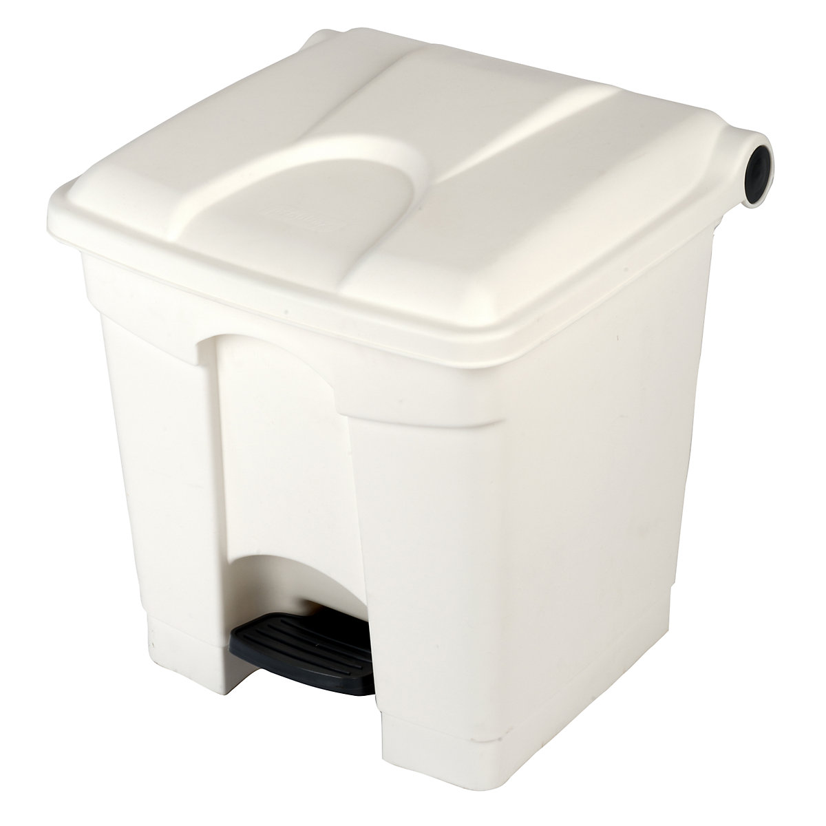 EUROKRAFTbasic – Pedálos hulladékgyűjtő, űrtartalom 30 l, szé x ma x mé 410 x 435 x 400 mm, fehér