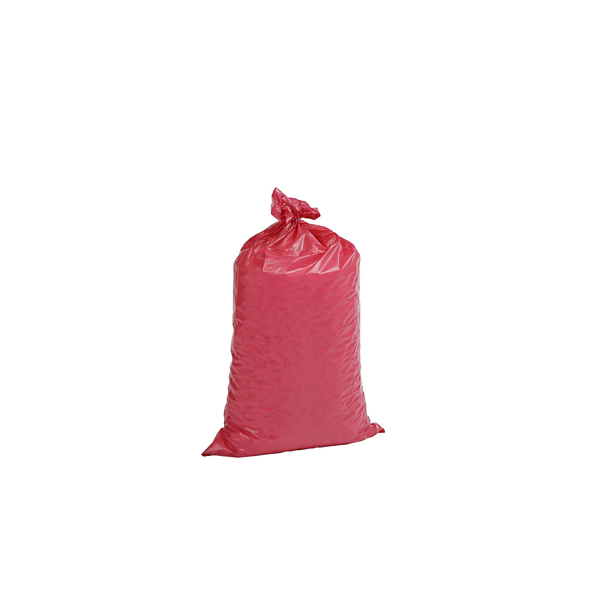 Szabványos hulladékgyűjtő zsákok, LDPE, 70 l, cs. e. 250 db, szé x ma 575 x 1000 mm, anyagvastagság 60 µm, piros