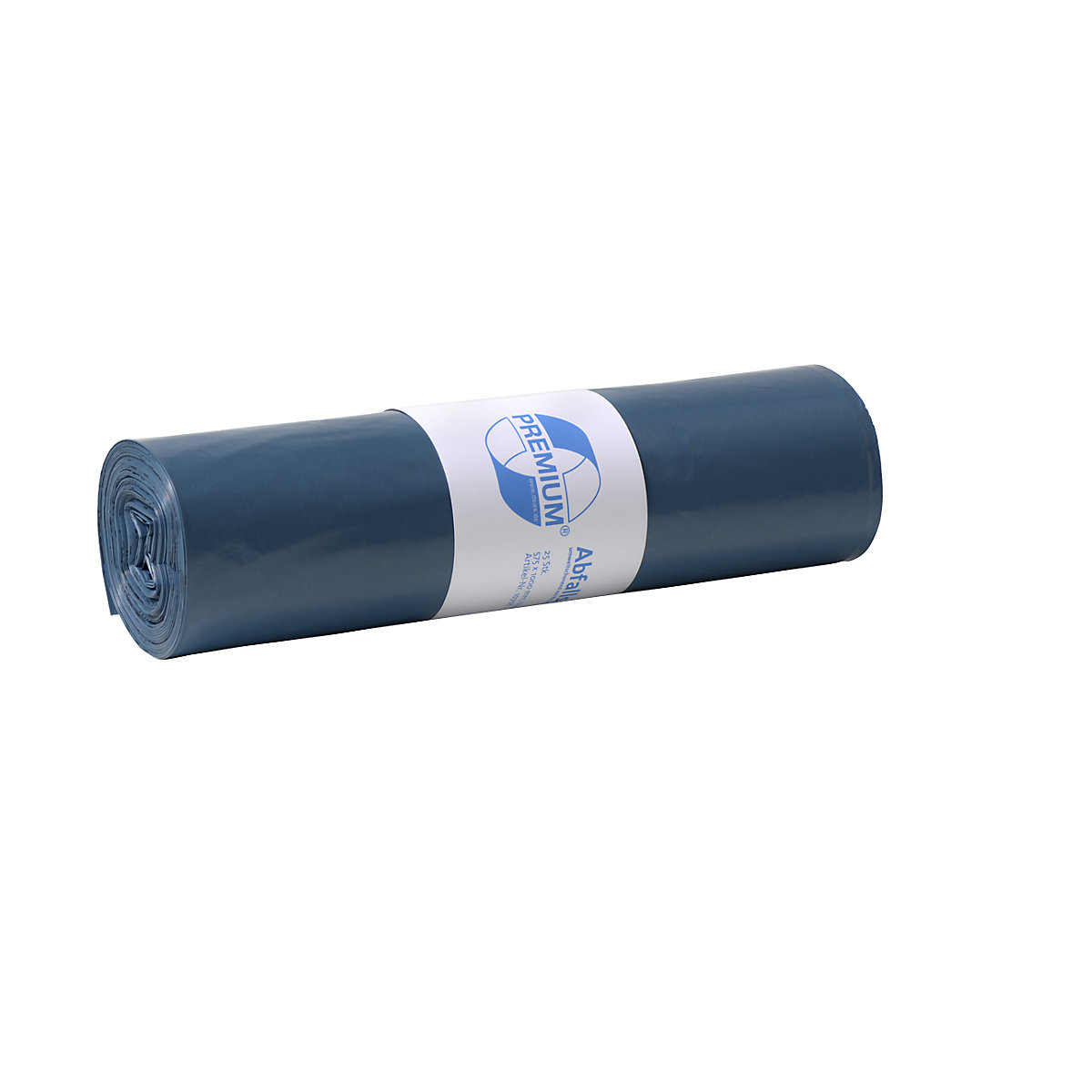 Szabványos hulladékgyűjtő zsákok, LDPE, 70 l, cs. e. 250 db, szé x ma 575 x 1000 mm, anyagvastagság 40 µm, kék