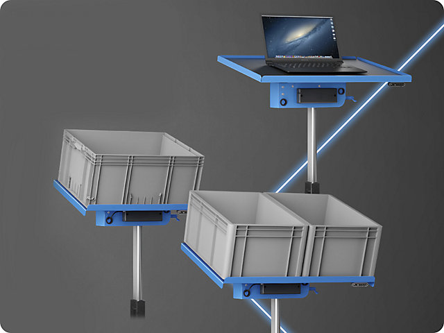 EUROKRAFTpro electric material stand wt$