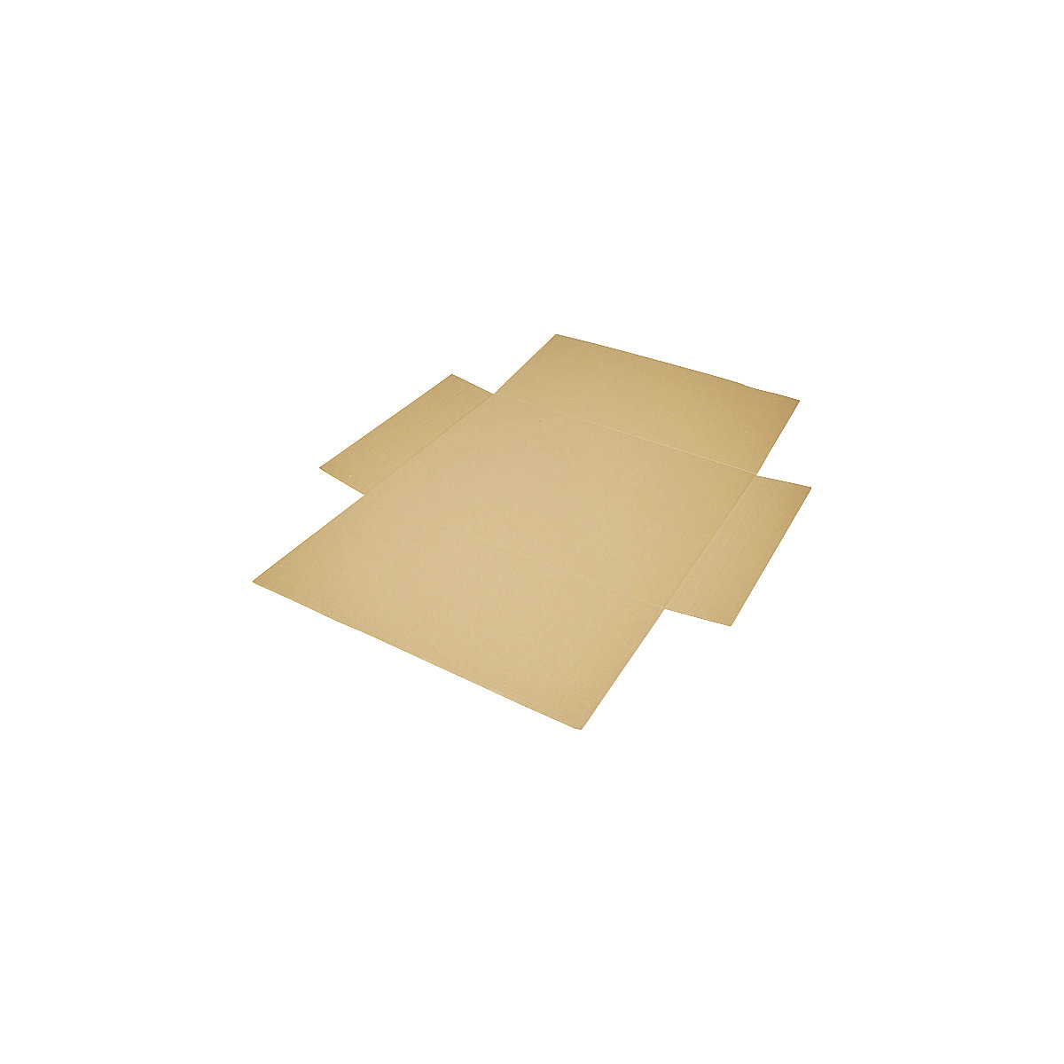 Imballaggio incrociato, in pezzo unico, a 1 parete, marrone, lungh. x largh. 600 x 425 mm, altezza di riempimento 50 mm, a partire da 150 pz.-6