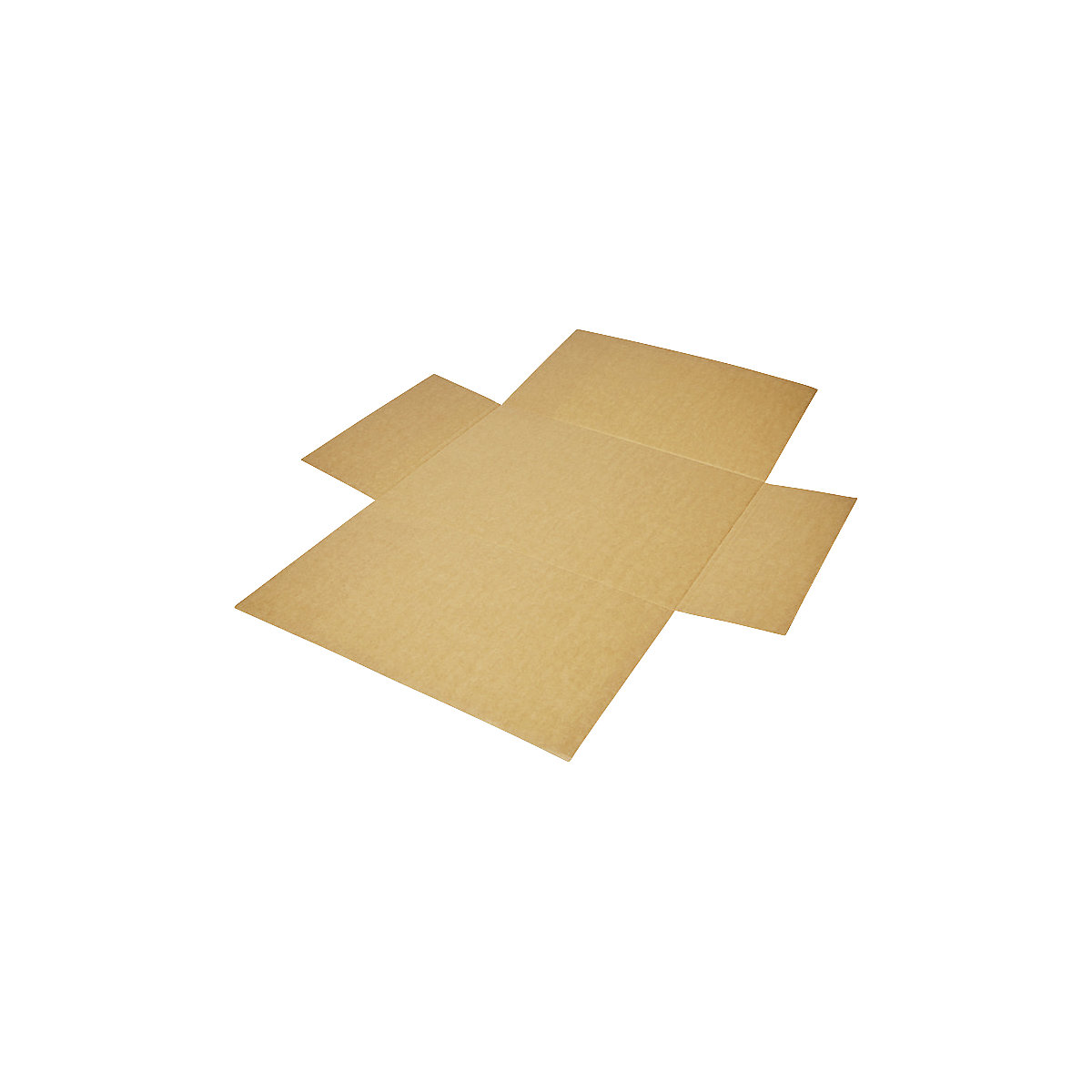 Imballaggio incrociato, in pezzo unico, a 1 parete, marrone, lungh. x largh. 600 x 425 mm, altezza di riempimento 120 mm, a partire da 10 pz.-1