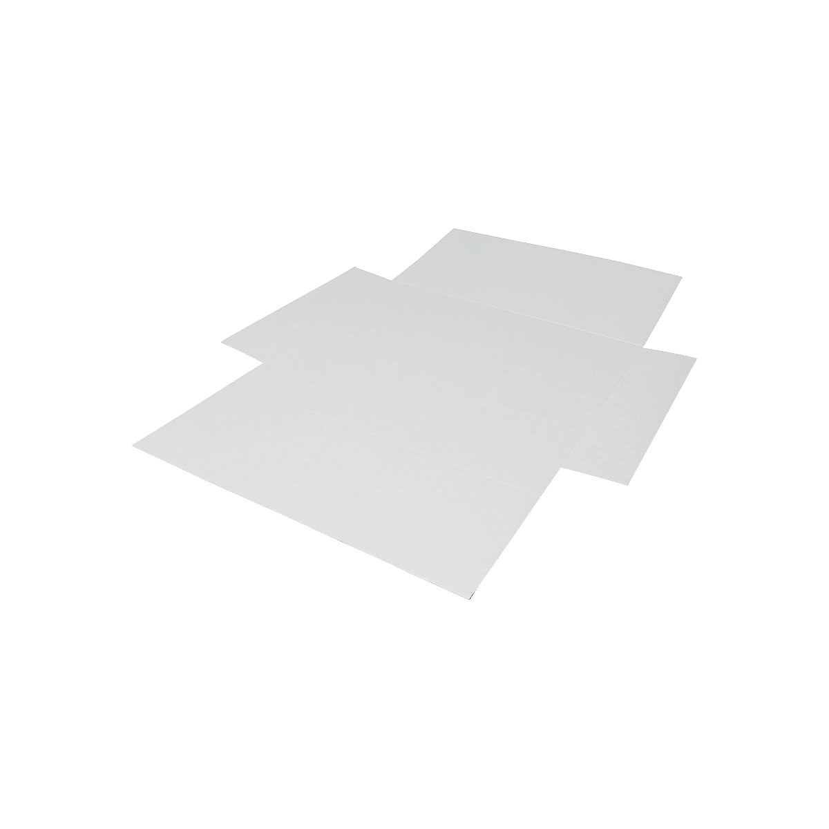 Imballaggio incrociato, in pezzo unico, a 1 parete, bianco, lungh. x largh. 843 x 596 mm, altezza di riempimento 100 mm, a partire da 8 pz.-7