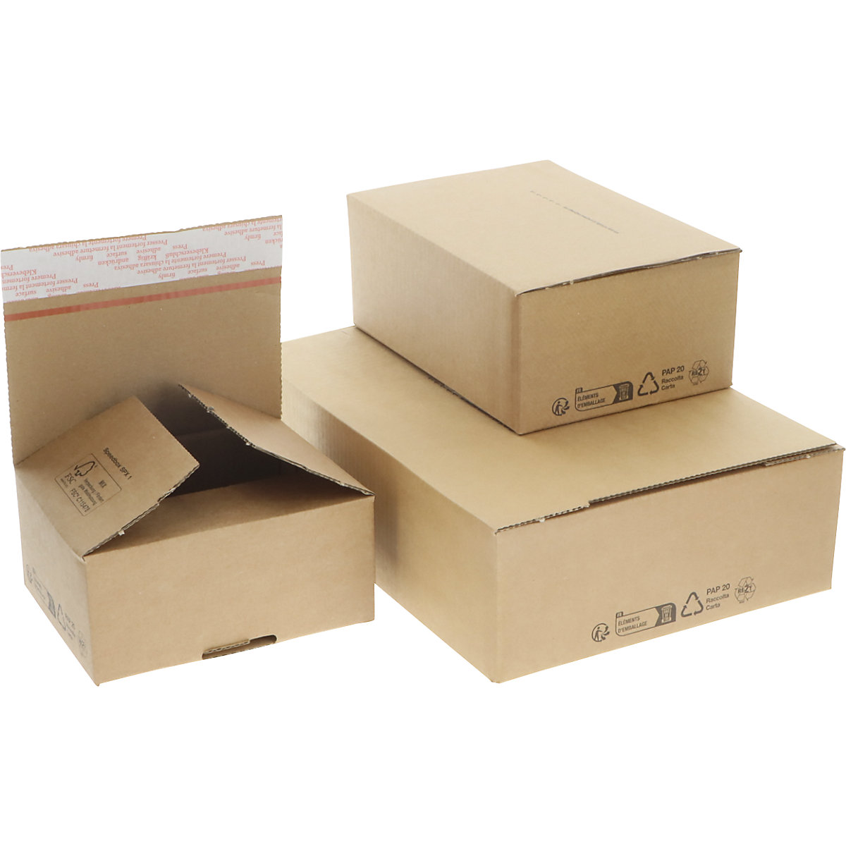 Scatola di cartone automontante Speedbox – ratioform flow