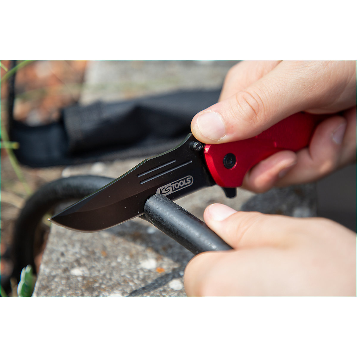 Coltello con lama richiudibile – KS Tools (Foto prodotto 3)-2