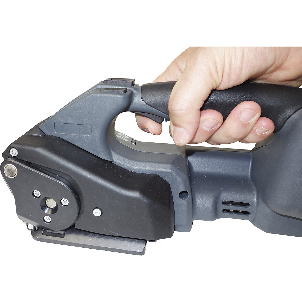 Reggiatrice con batteria ricaricabile per regge in PP e PET – ratioform (Foto prodotto 4)-3