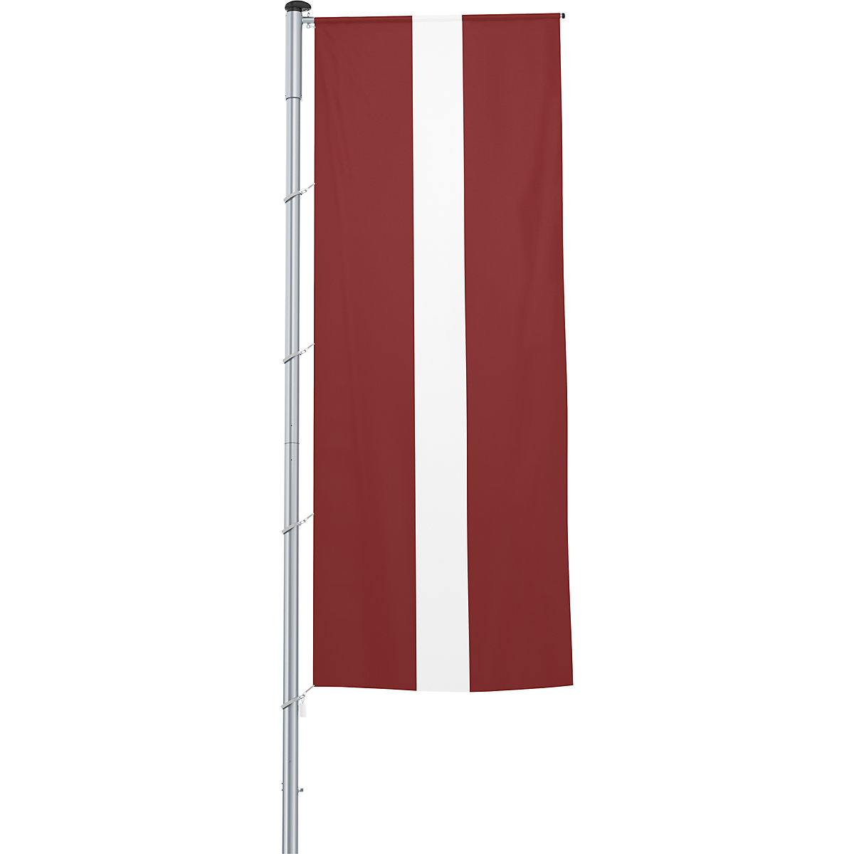 Bandiera con profilo superiore/Bandiera nazionale – Mannus, formato 1,2 x 3 m, Lettonia-5