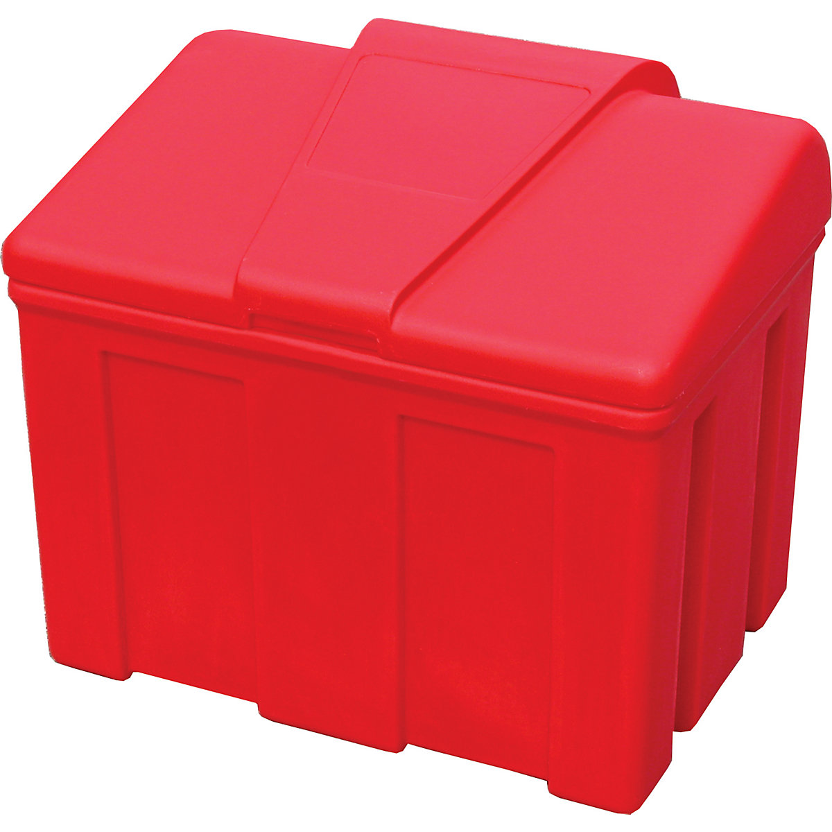 Contenitore per magazzinaggio e materiale da spargere – eurokraft basic, capacità 110 l, rosso, a partire da 3 pz.