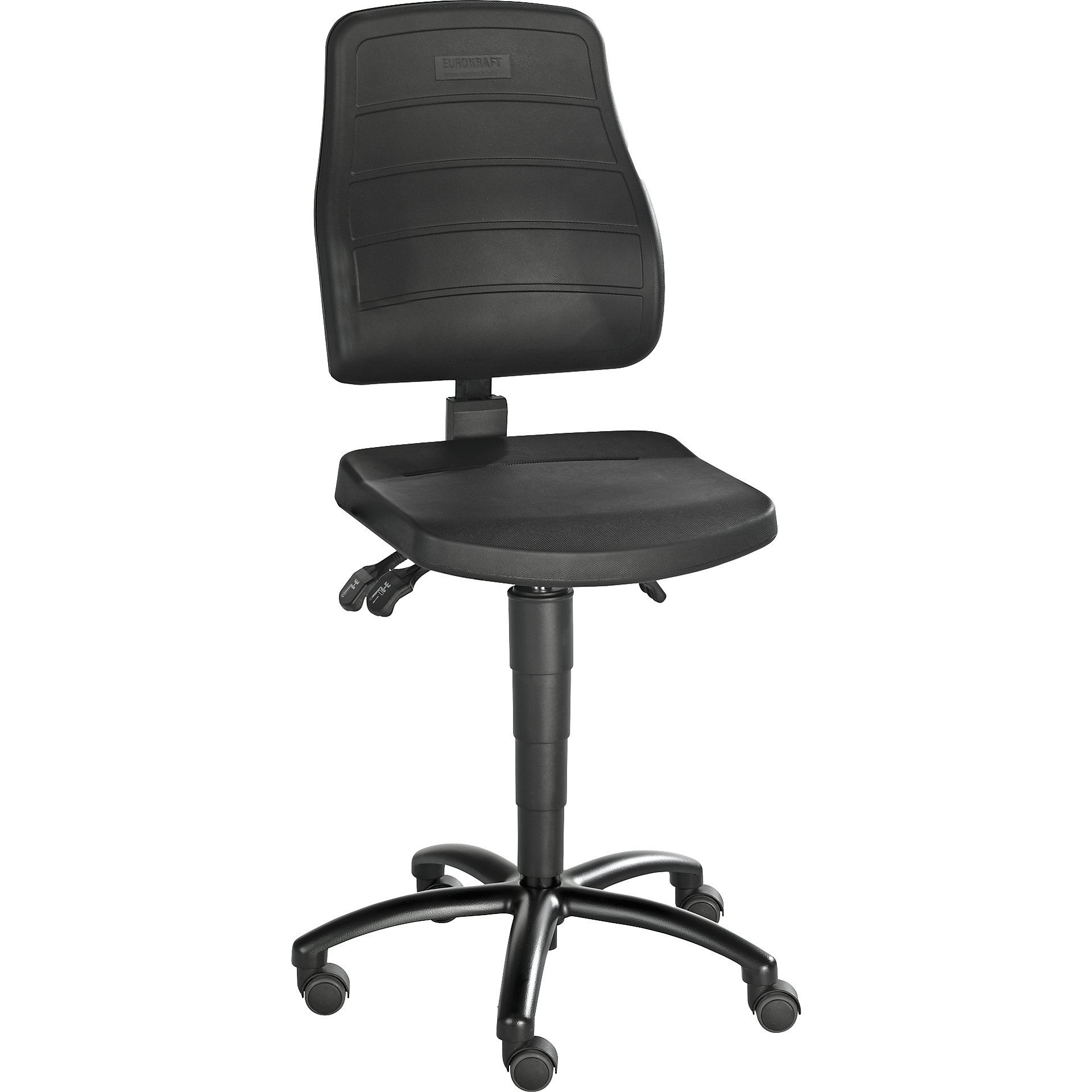 Industrial swivel chair eurokraft pro PU foam kaiserkraft