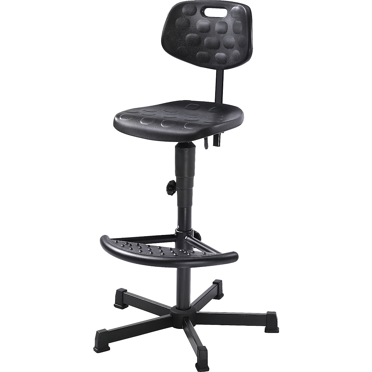 Industrial swivel chair with PU foam seat - meychair