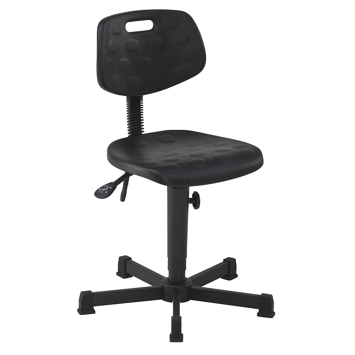Industrial swivel chair with PU foam seat – meychair
