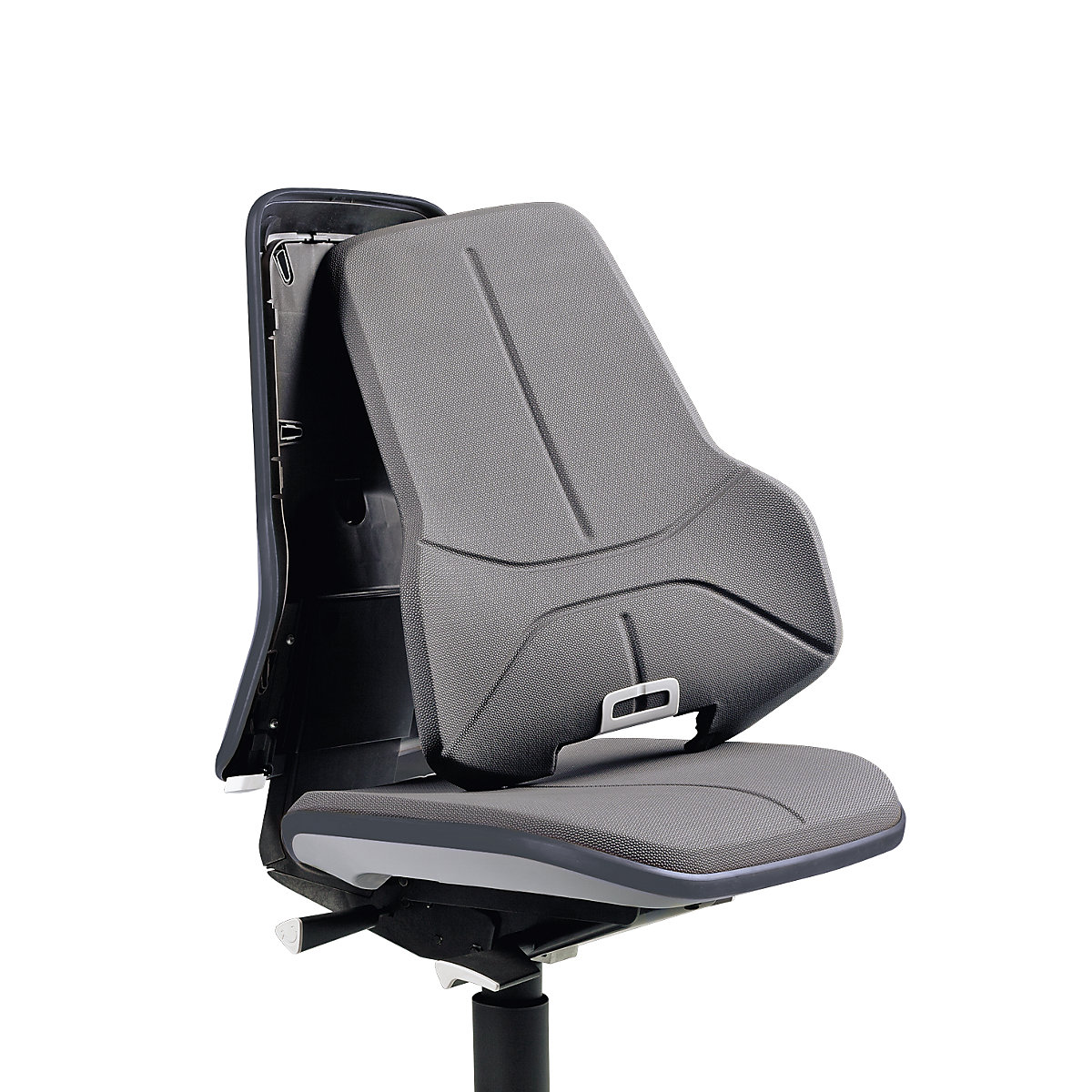 NEON industrial swivel chair swivel chair, floor glides – bimos (Product illustration 6)-5