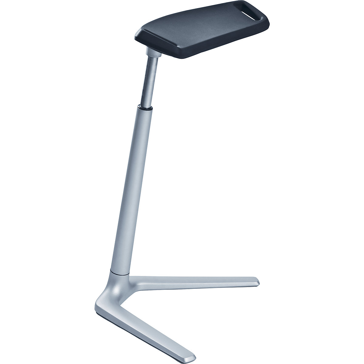 Comfortable anti-fatigue stool – bimos, height adjustment range 620 – 850 mm, seat in black-8