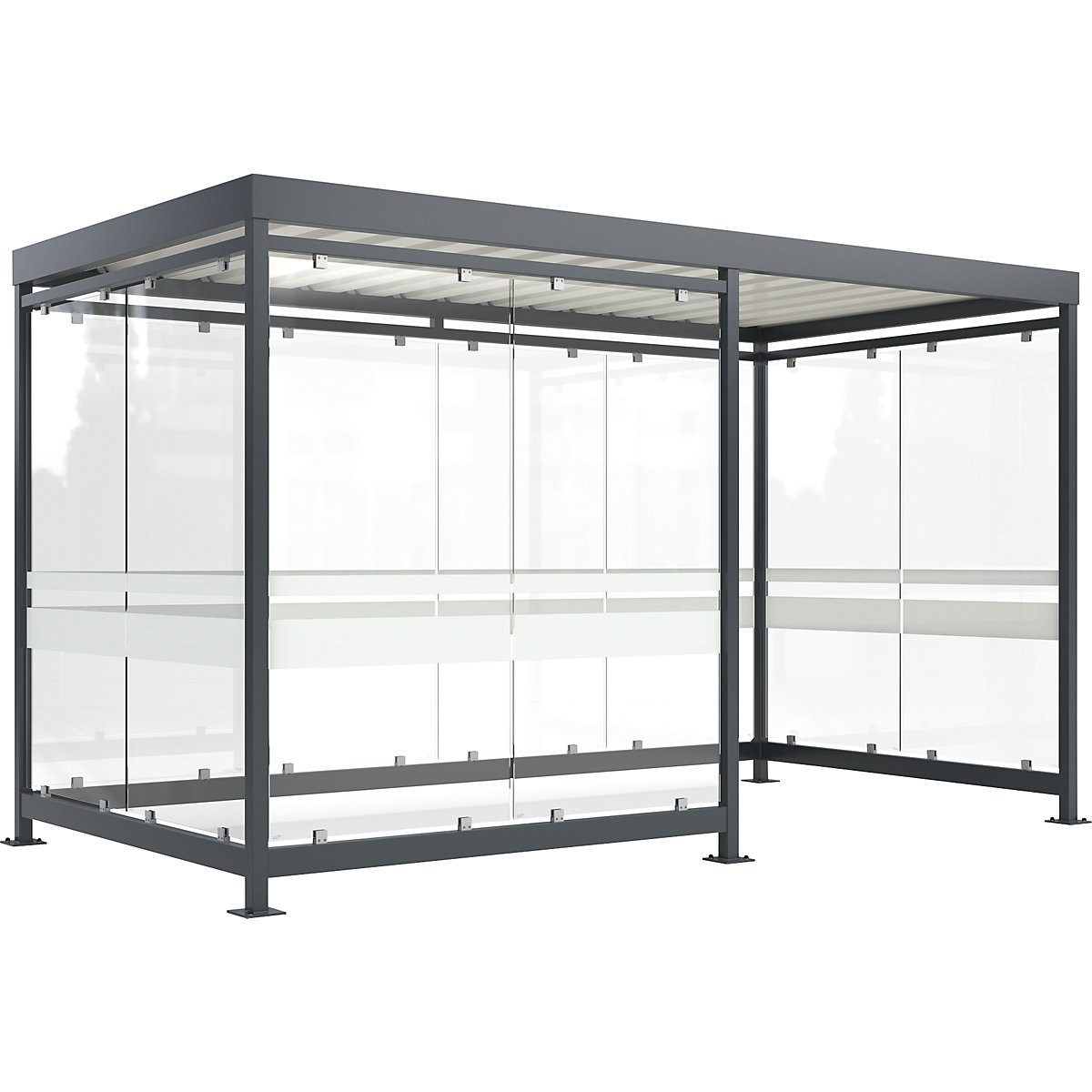 Abri avec toit en acier &ndash; WSM