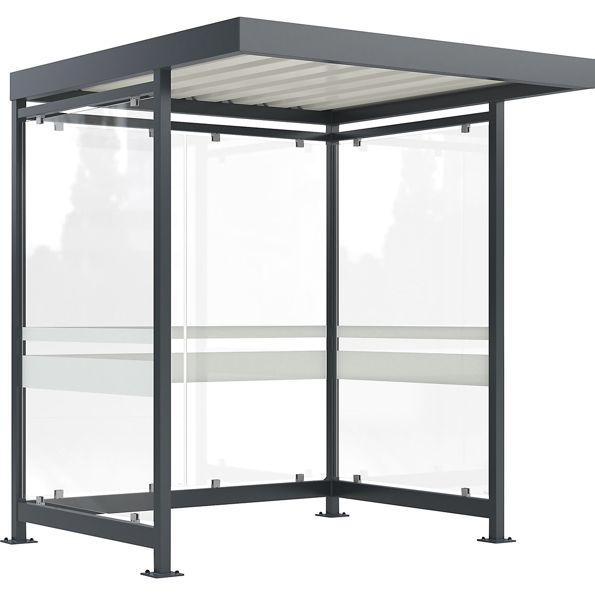 Abri avec toit en acier &ndash; WSM