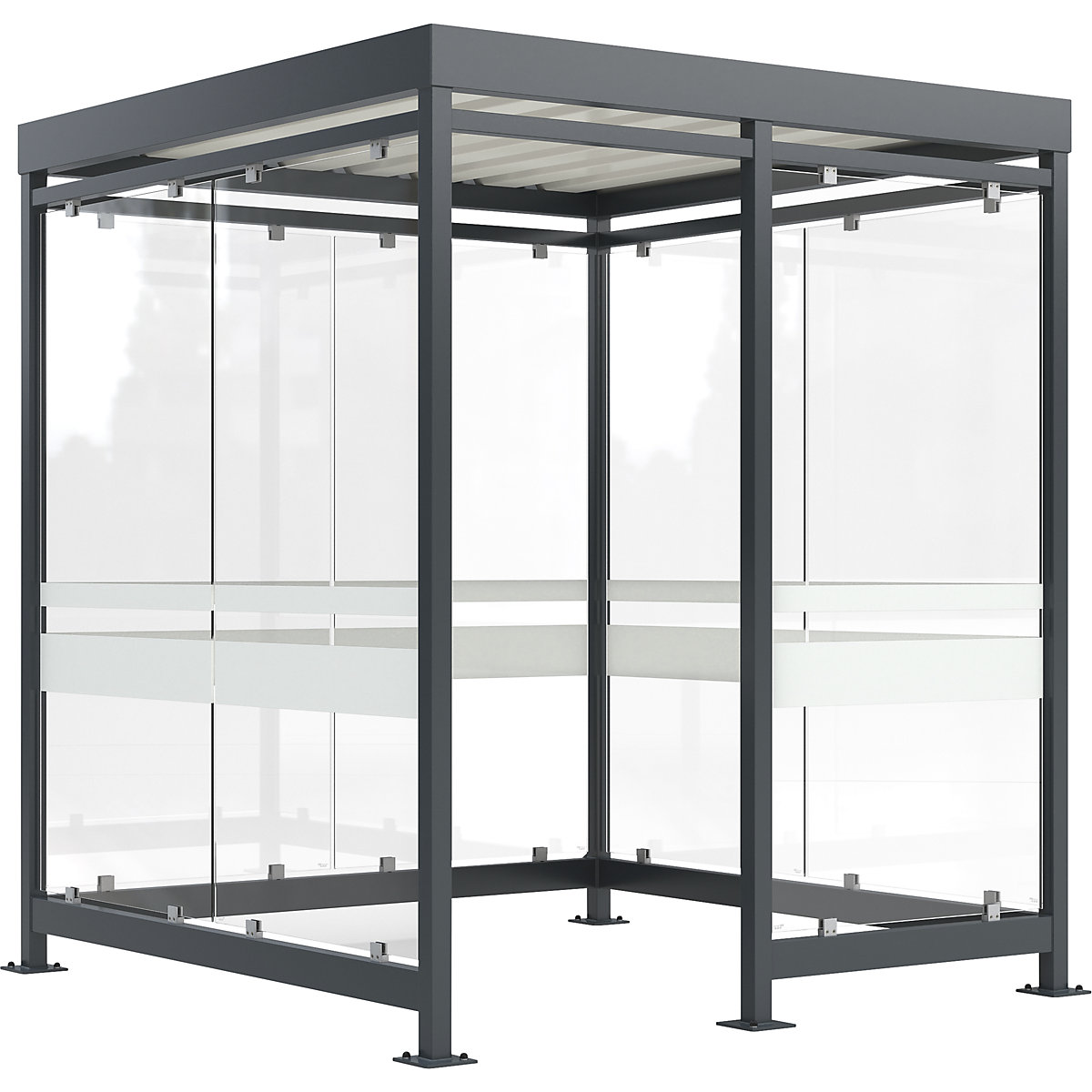 Abri avec toit en acier &ndash; WSM