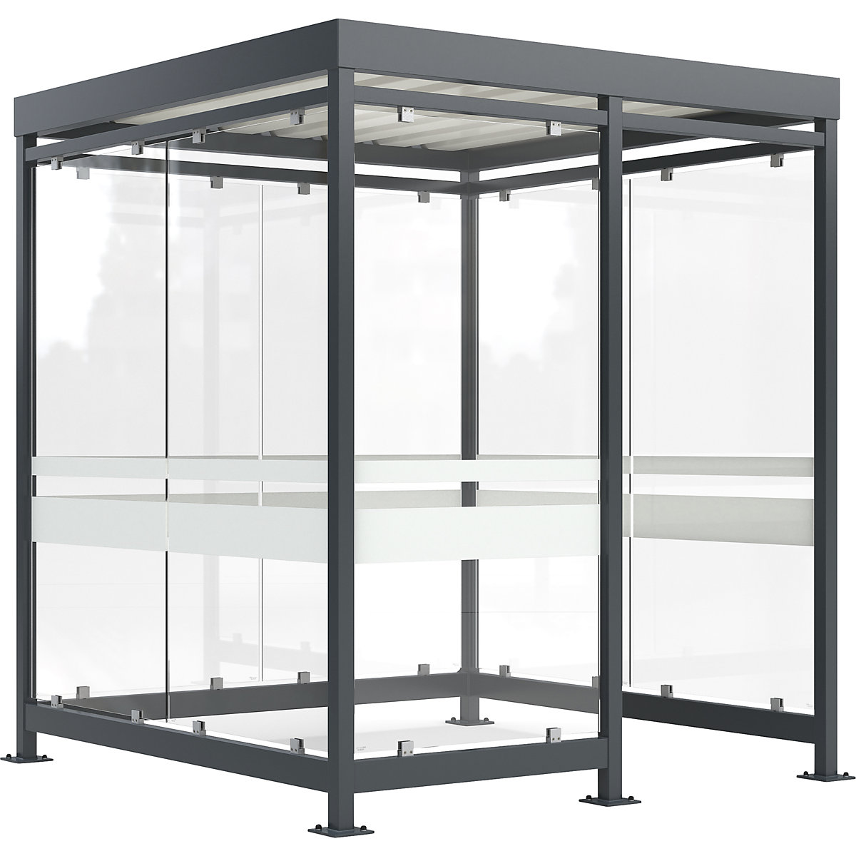 Abri avec toit en acier &ndash; WSM