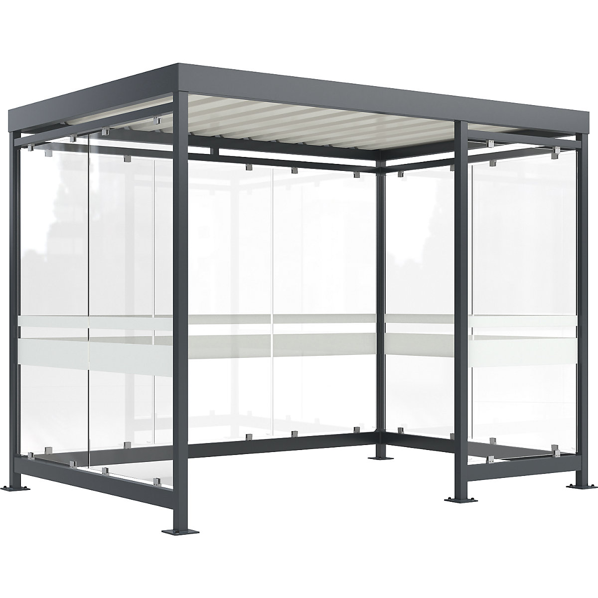 Abri avec toit en acier &ndash; WSM