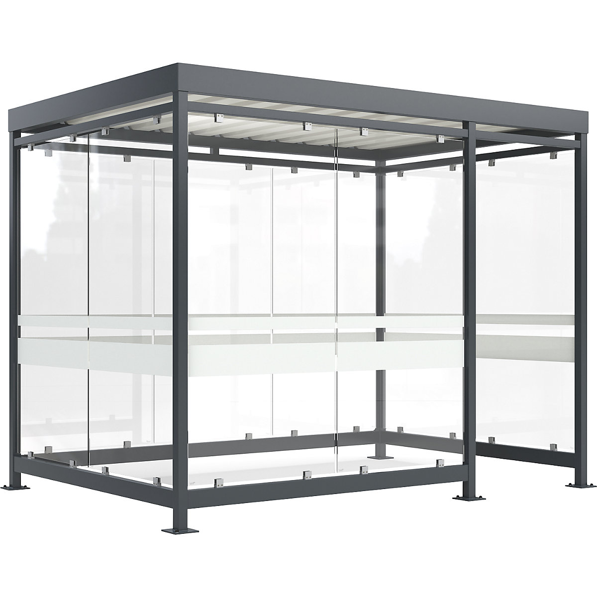 Abri avec toit en acier &ndash; WSM