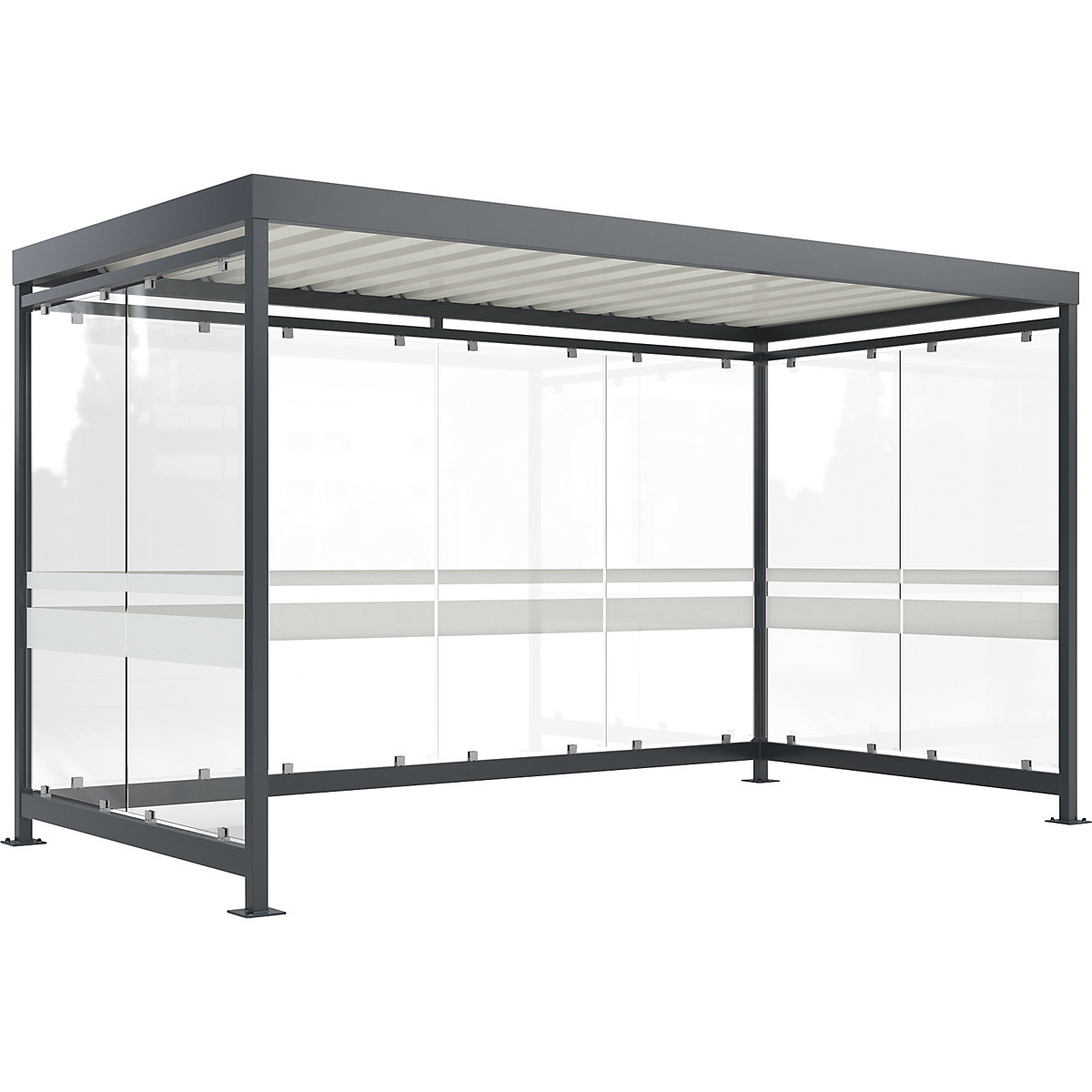 Abri avec toit en acier &ndash; WSM