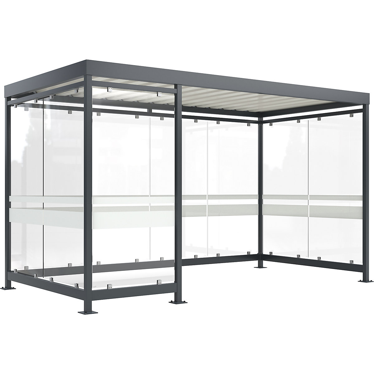 Abri avec toit en acier &ndash; WSM