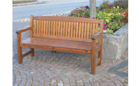 Banc en bois marron