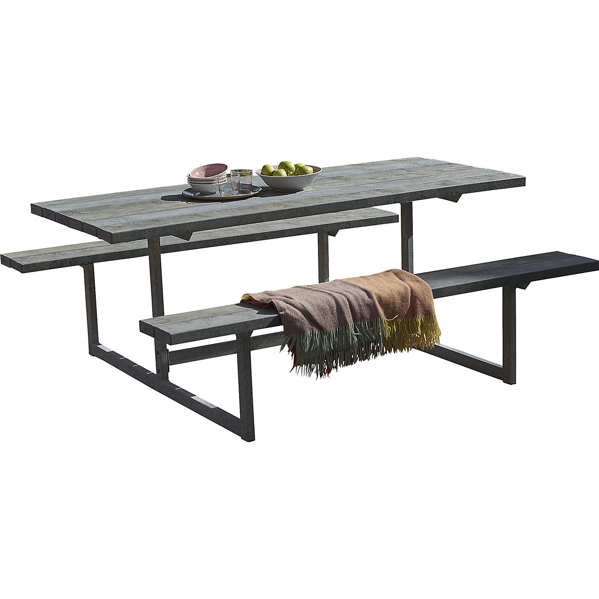Ensemble table et bancs pour 6 personnes (Illustration du produit 4)-3