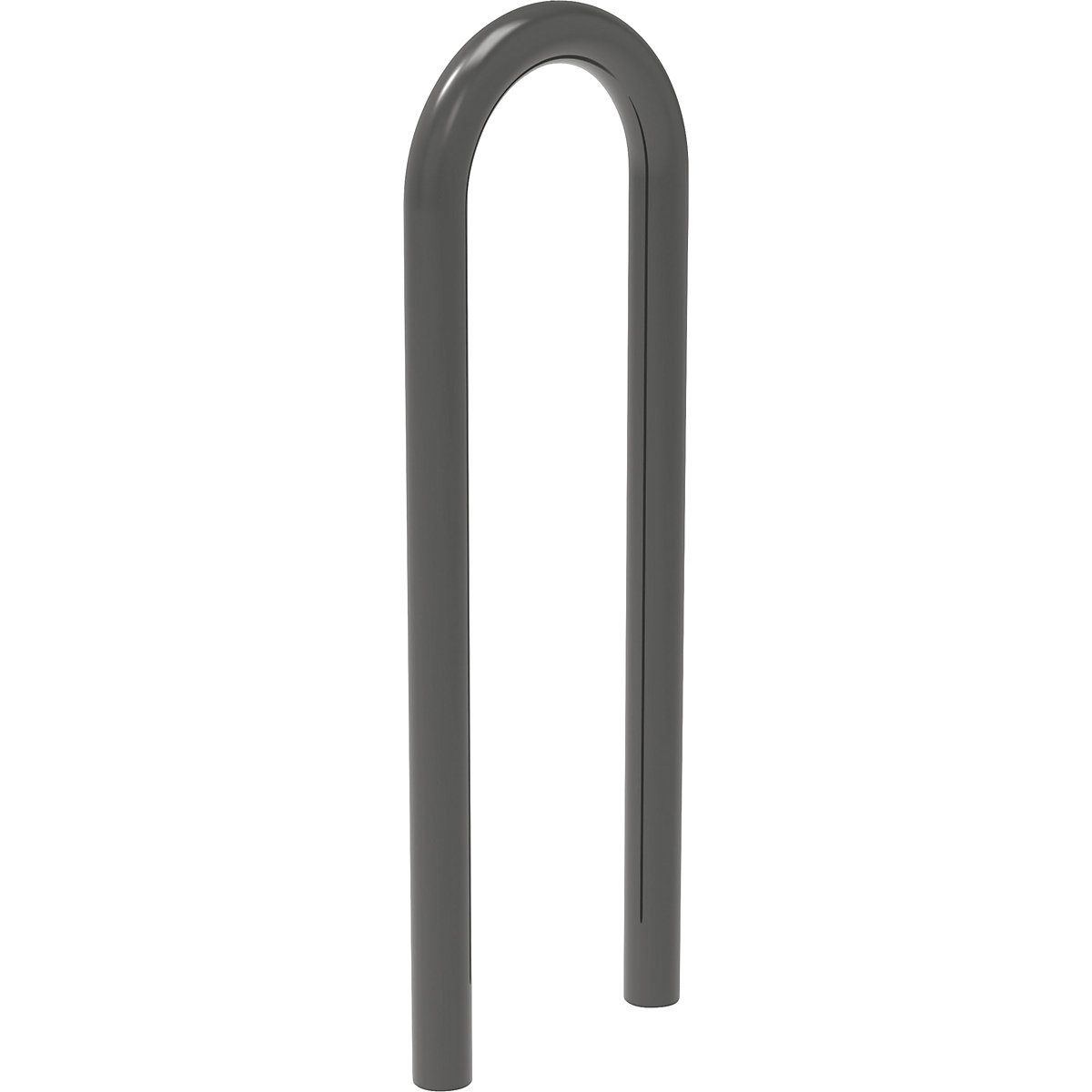 Arceau pour cycle BÜROKLAMMER – PROCITY, Ø 50 mm, gris-1