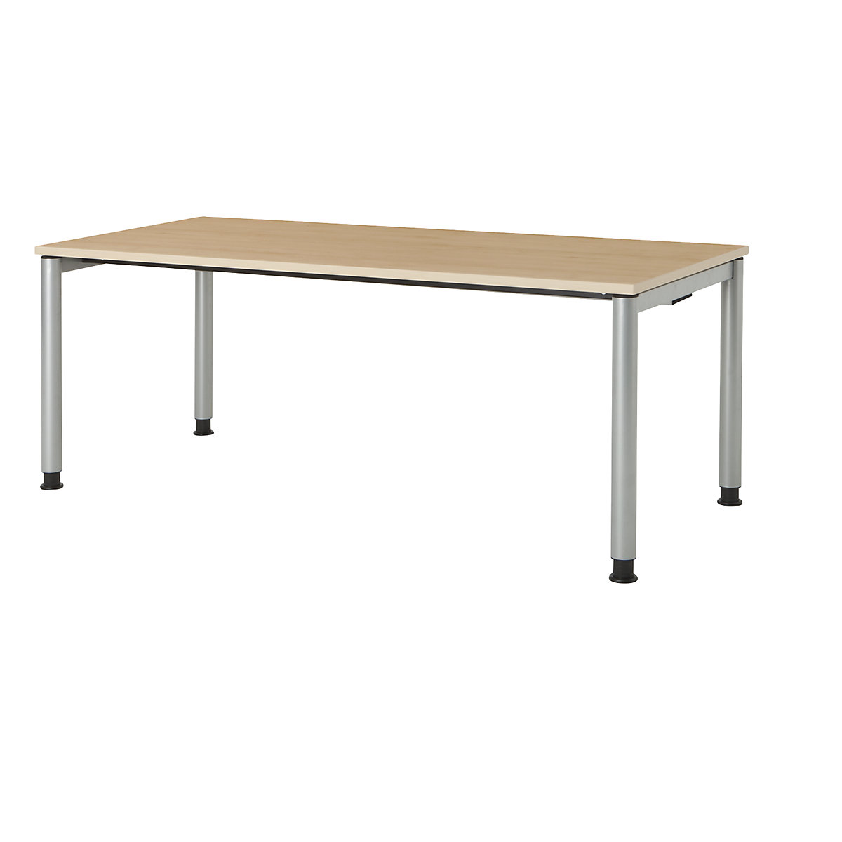 Négyszögletes asztal, körcsőből készült láb &ndash; mauser