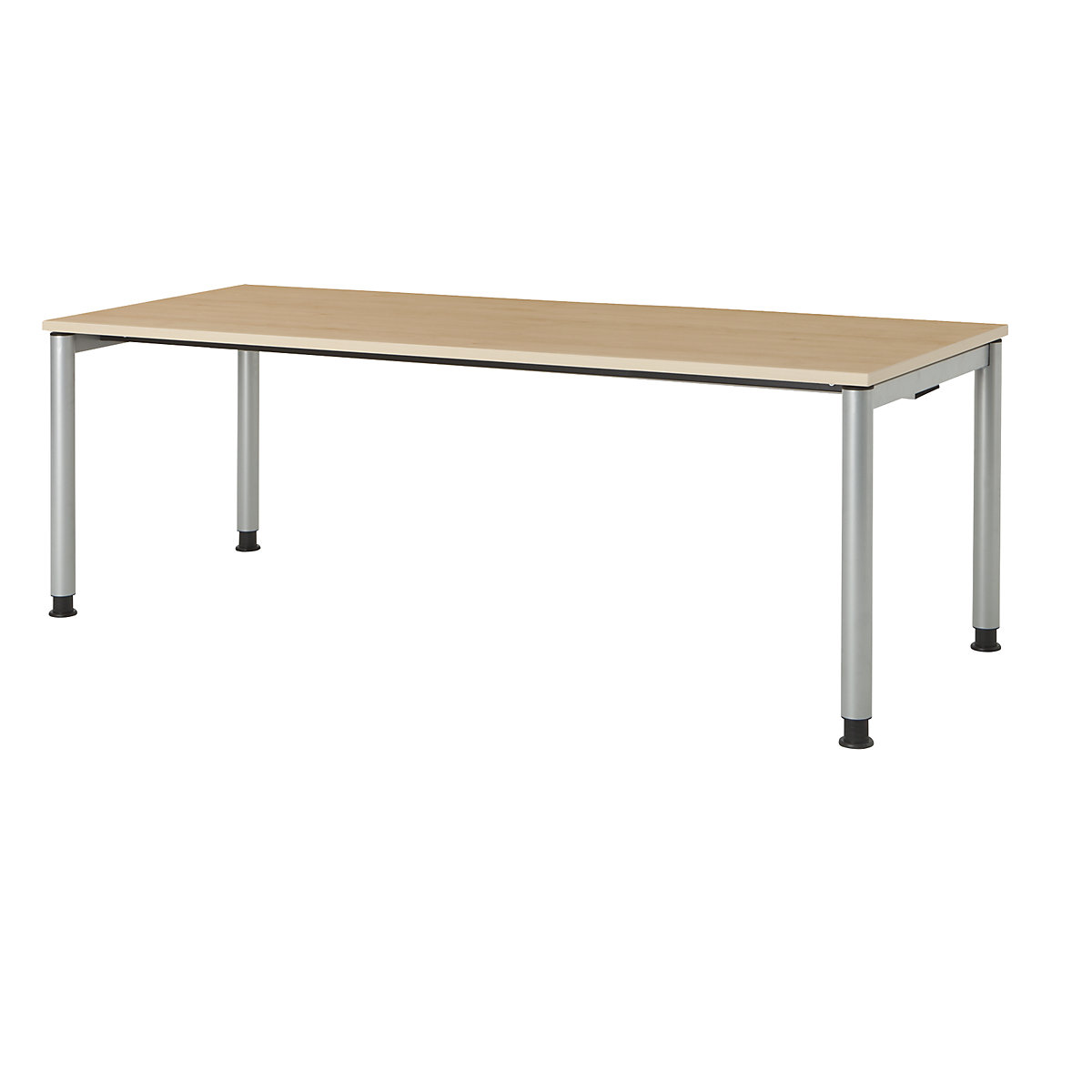 Négyszögletes asztal, körcsőből készült láb &ndash; mauser