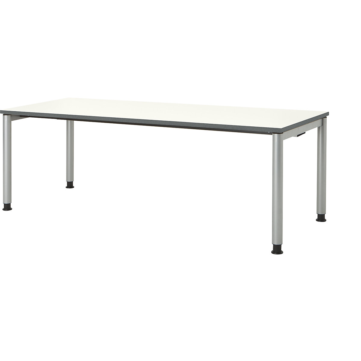 Négyszögletes asztal, körcsőből készült láb &ndash; mauser