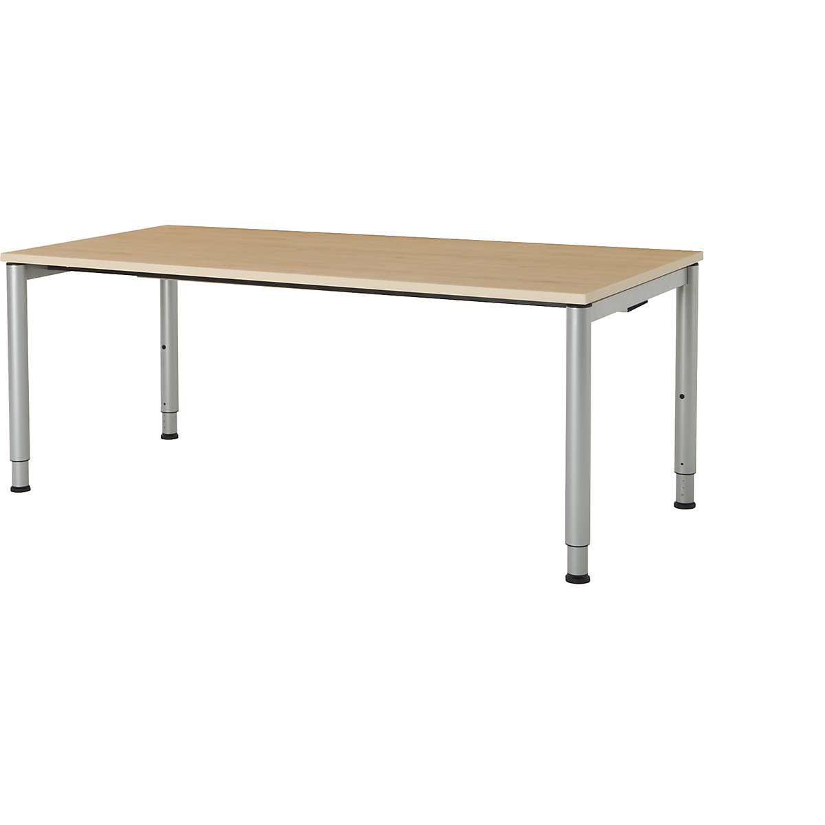 Négyszögletes asztal, körcsőből készült láb &ndash; mauser