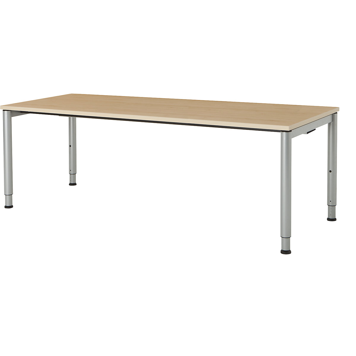 Négyszögletes asztal, körcsőből készült láb &ndash; mauser