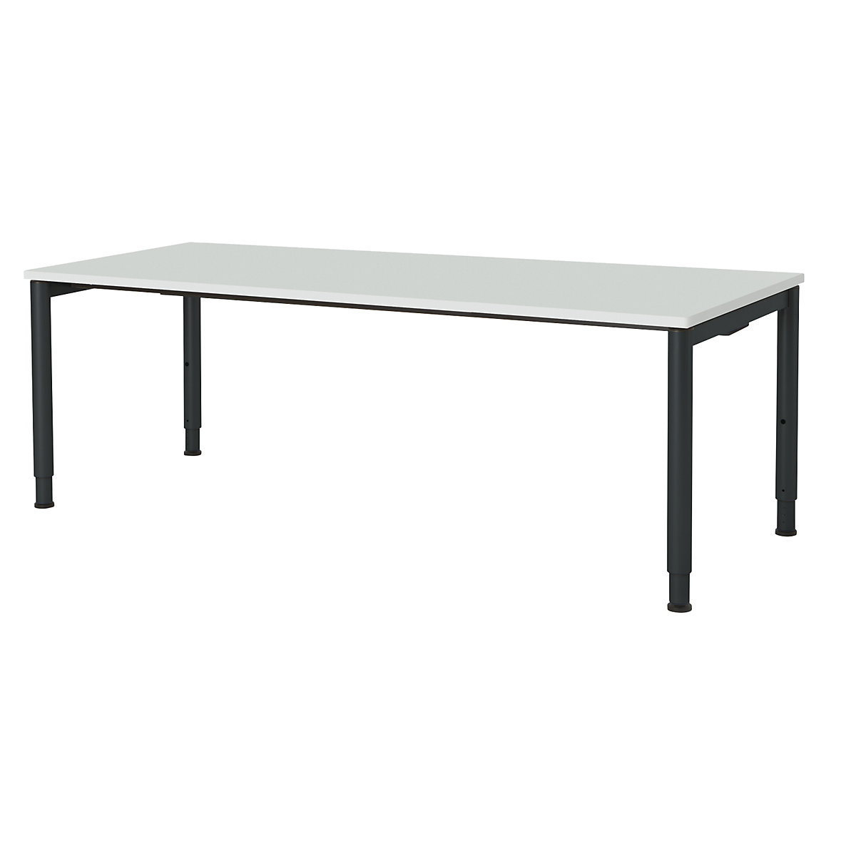 Négyszögletes asztal, körcsőből készült láb &ndash; mauser