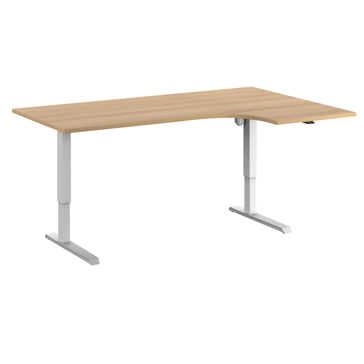 Venla íróasztal, elektromosan állítható magasságú – eurokraft basic