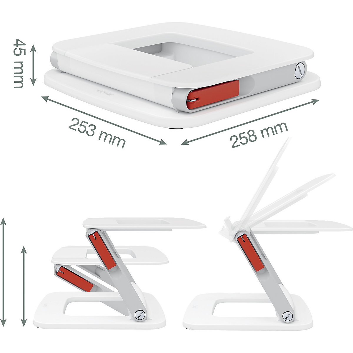 Leitz Ergo többféle szögbe állítható laptopállvány – Leitz (Termék képe 8)-7